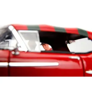 Metal car games with figurine Jada Toys Nightmare on Elm Street American Horror Rides 1/24 1958 Cadillac image-5