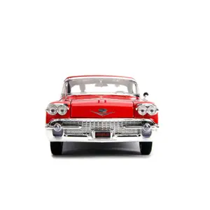 Giochi di auto in metallo con statuetta Jada Toys Nightmare on Elm Street American Horror Rides 1/24 1958 Cadillac image-5