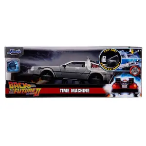Figure 1/24 Jada Toys Delorean Time Machine Métal Hollywood Rides image-2