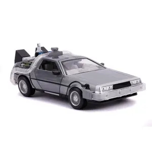 Figure 1/24 Jada Toys Delorean Time Machine Métal Hollywood Rides image-5