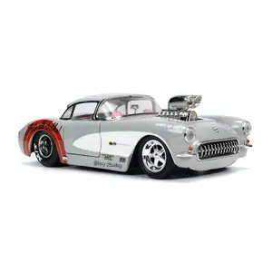 Car games with bugs bunny action figure Jada Toys Hollywood Rides 1957 Chevrolet Corvette image-4