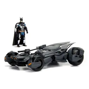 Metal figurine with Jada Toys Justice League Batmobile image-0