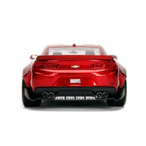 Metal car games with figurine Jada Toys Marvel 1/24 Iron Man & 2016 Chevrolet Camaro image-3