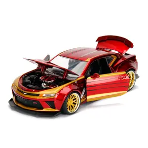 Metal car games with figurine Jada Toys Marvel 1/24 Iron Man & 2016 Chevrolet Camaro image-5