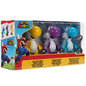 Figurine Jakks Pacific Super Mario Bros Yoshi (x3) image-1