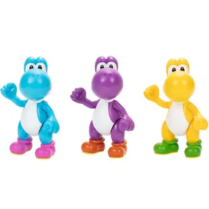 Figurine Jakks Pacific Super Mario Bros Yoshi (x3) image-2