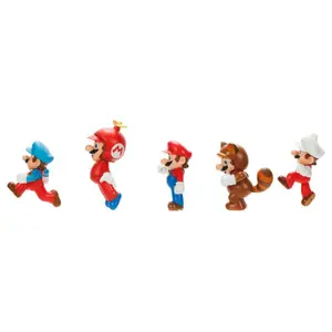 Συλλεκτική φιγούρα Jakks Pacific Super Mario Bros blister (x5) image-1