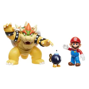 Figurine de collection Jakks Pacific Nintendo Super Mario Bowser Vs Super Mario image-1