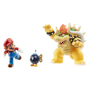 Figurine de collection Jakks Pacific Nintendo Super Mario Bowser Vs Super Mario image-2