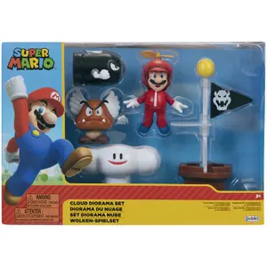 Set of 5 mario figures in the air Jakks Pacific Diorama image-1