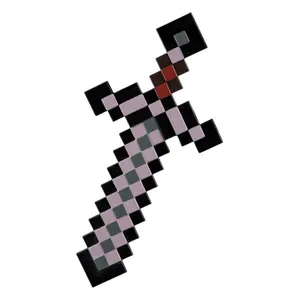 Plastic replica figurine Jakks Pacific Minecraft Nether Sword image-0