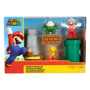 Figurine Jakks Pacific World Of Nintendo Super Mario Diorama Désert image-2