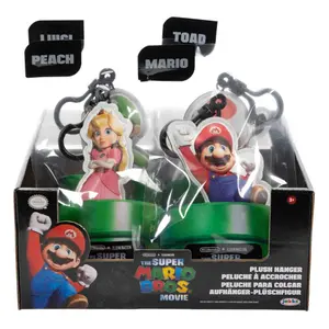 Pack of 12 plush key rings Jakks Pacific Super Mario Bros. Le Film image-0