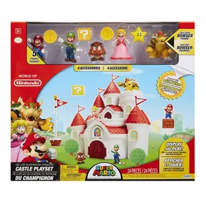 Estatueta - Jogo do castelo do reino dos cogumelos Jakks Pacific World Of Nintendo Deluxe image-3