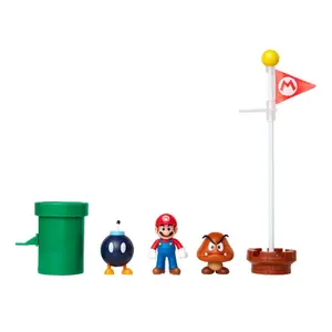 Figurine - diorama of the great oak plain Jakks Pacific World Of Nintendo Super Mario Diorama image-2