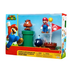 Figurine - diorama of the great oak plain Jakks Pacific World Of Nintendo Super Mario Diorama image-3