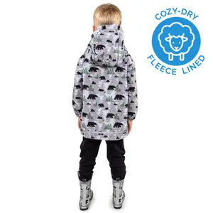 Children's fleece-lined waterproof jacket Jan & Jul image-3