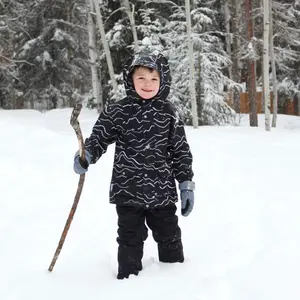 Baby fleece-lined waterproof jacket Jan & Jul image-2