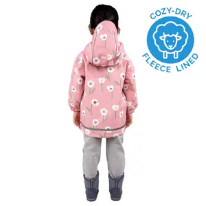 Children's fleece-lined waterproof jacket Jan & Jul image-1
