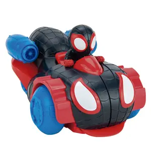 Figurine Jazwares Marvel Spidey Miles Morales and vehicle set image-0