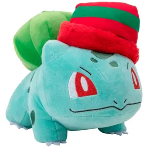 Αρκουδάκι Jazwares Pokemon Christmas Bulbasaur image-3
