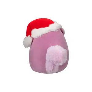 Soft toy Jazwares Squishmallows Allina the Plum Squirrel with Santa Hat image-1