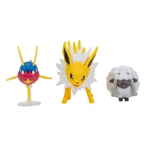 Collectible figurine Jazwares Pokémon Battle Figure Set Moumouton Carvanha & Voltali (x3) image-0