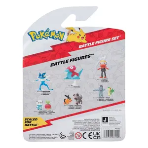 Collectible figurine Jazwares Pokémon Battle Figure Set Moumouton Carvanha & Voltali (x3) image-5