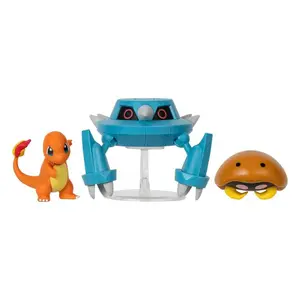 Collectible figurine Jazwares Pokémon Battle Figure Set Kabuto, Salamèche & Métang (x3) image-0