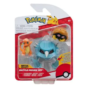 Collectible figurine Jazwares Pokémon Battle Figure Set Kabuto, Salamèche & Métang (x3) image-4