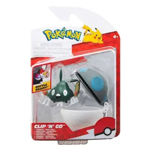 Miniature collectible figurine Jazwares Pokémon Miamiasme & Poké Ball image-2