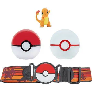Belt and Charmander set Jazwares Pokémon Clip'n'Go Poké Ball, Luxe Ball image-0