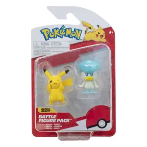 Collectible figurine Jazwares Pokémon Gen IX Pikachu & Coiffeton (x2) image-1