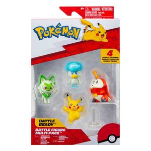 Figurine de collection Jazwares Pokémon Gen IX (x4)