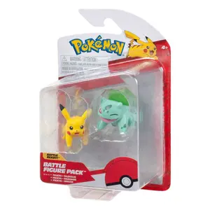 Collectible figurine Jazwares Pokémon Bulbizarre Pikachu (x2) image-2