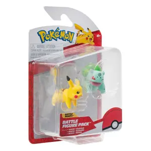 Collectible figurine Jazwares Pokémon Bulbizarre Pikachu (x2) image-3