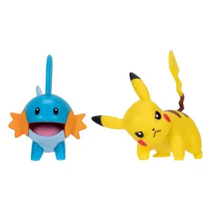 Figurine Jazwares Pokémon First Partner Battle Set Gobou & Pikachu (x2) image-0