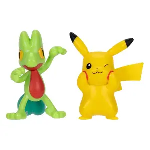 Figurine Jazwares Pokémon First Partner Battle Set Arcko & Pikachu (x2) image-0