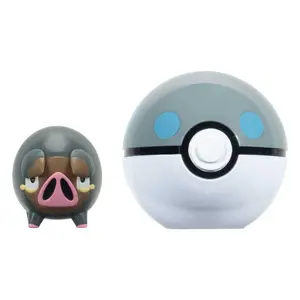 Doll accessories Jazwares Pokémon Clip'n'Go Poké Balls Gourmelet & Masse Ball image-0