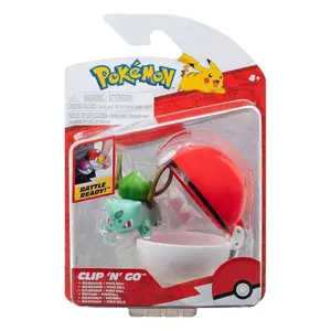 Miniature collectible figurine Jazwares Pokémon Bulbizarre & Poké Ball image-3