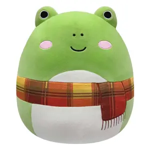 Soft toy Jazwares Squishmallows Frog Wendy with Scarf image-0