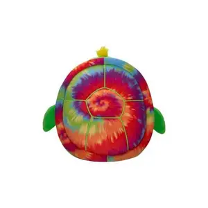 Soft toy Jazwares Squishmallows Neon Green Turtle with Neon Tie-Dye Shell Lars image-1