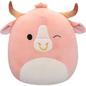 Soft toy Jazwares Squishmallows Peach Brahma Bull Howland image-0