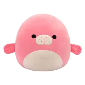 Plush Jazwares Squishmallows Coral Manatee With White Belly image-0