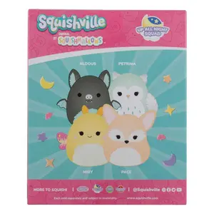 Mini stuffed toy Jazwares Squishville Squishmallows Up All Night Squad (x4) image-3