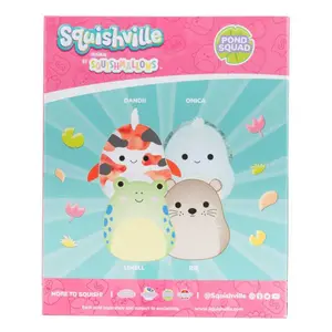Mini stuffed toy Jazwares Squishville Squishmallows Pond Squad (x4) image-4