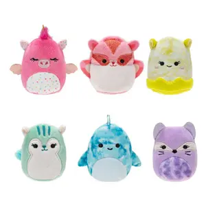 Mini stuffed toy Jazwares Squishville Squishmallows Cute & Colorful Squad (x6) image-0