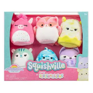 Mini stuffed toy Jazwares Squishville Squishmallows Cute & Colorful Squad (x6) image-2