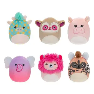 Mini stuffed toy Jazwares Squishville Squishmallows Safari Squad (x6) image-0