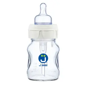 Biberão anti-cólicas em vidro para bebés JBimbi Super